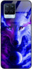 Etui szklane GLASS CASE wilk w kosmosie Realme 8 / 8 Pro 