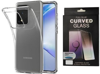 Etui pancerne SPIGEN LIQUID CRYSTAL Samsung Galaxy S20 ULTRA CRYSTAL CLEAR +szkło UV