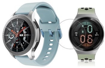 opaska pasek bransoleta GEARBAND Huawei Watch GT 2e 46mm błękitna +szkło hartowane na ekran
