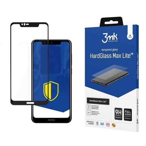 3MK HG Max Lite Nokia 5.1 Plus czarny black