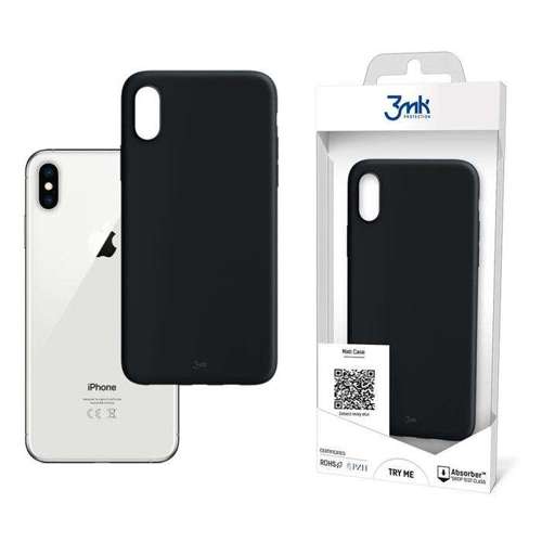 3MK Matt Case iPhone XS Max czarny /black