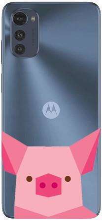 Boho Case Motorola Moto E32 świnka rysunek