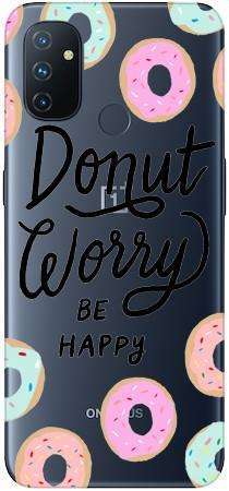 Boho Case OnePlus Nord N100 donut worry be happy