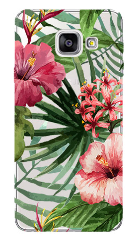 Boho Case Samsung Galaxy A3 2016 Kwiaty tropikalne