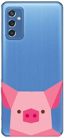 Boho Case Samsung Galaxy M52 5G świnka rysunek