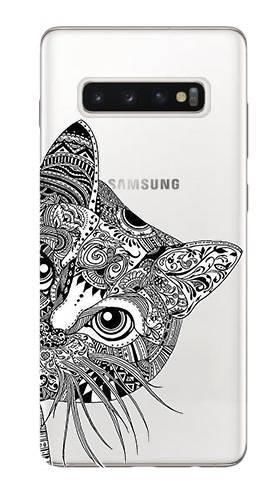 Boho Case Samsung Galaxy S10 Plus kot aztec