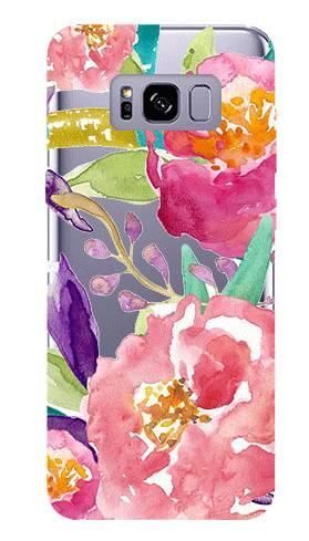 Boho Case Samsung Galaxy S8 Plus kwiaty akwarela