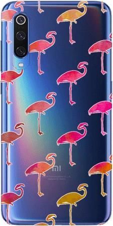 Boho Case Xiaomi Mi9 różowe flamingi