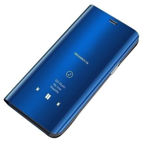 Clear View Case futerał etui z klapką Samsung Galaxy A10 / Galaxy M10 niebieski