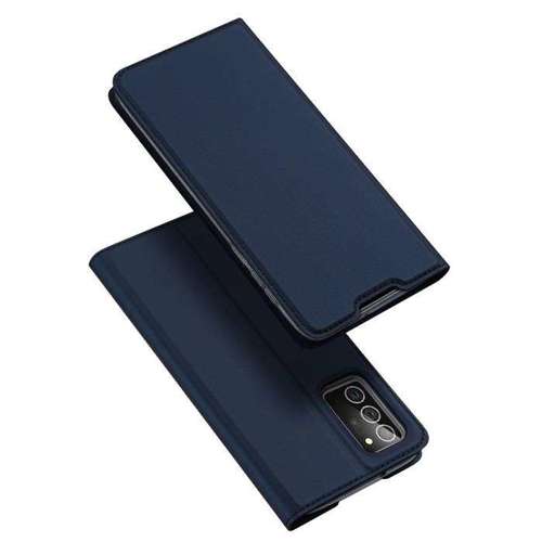 DUX DUCIS Skin Pro kabura etui pokrowiec z klapką Samsung Galaxy Note 20 niebieski