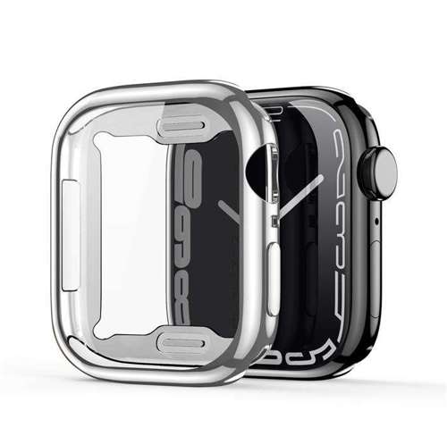 Dux Ducis Samo etui do Watch 7 45mm elastyczny pokrowiec na zegarek srebrny