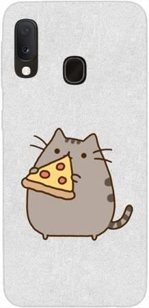 Etui Brokat SHINING koteł z pizzą na Samsung Galaxy A20e