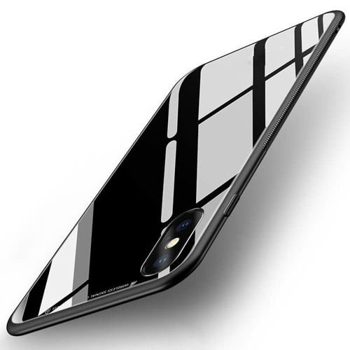 Etui GLASS iPhone X / XS czarny