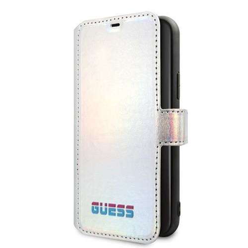 Etui Guess GUFLBKN65BLD iPhone 11 Pro Max srebrny/silver book Iridescent