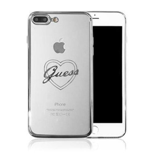Etui Guess GUHCP7LTRHS iPhone 6/7/8 Plus silver/srebrny hardcase Signature Heart