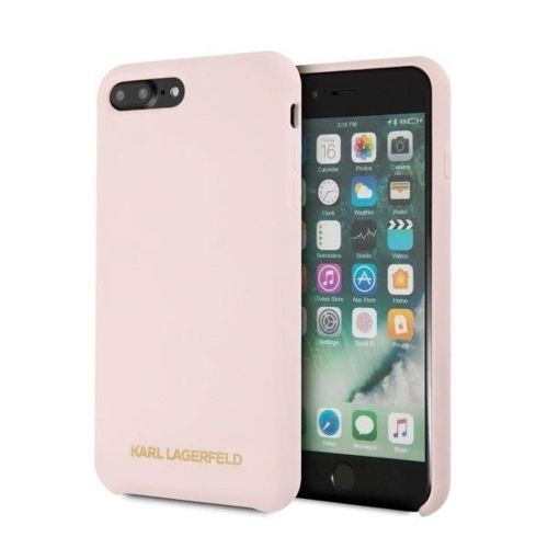 Etui Karl Lagerfeld KLHCI8LSLLPG iPhone 7/8 Plus hardcase jasnoróżowy/light pink Silicone