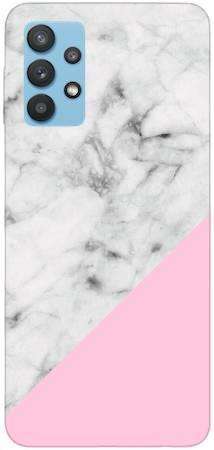 Etui ROAR JELLY biały marmur z pudrowym na Samsung Galaxy A32 5G
