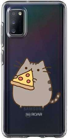 Etui ROAR JELLY koteł z pizzą na Samsung Galaxy A41