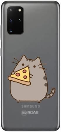 Etui ROAR JELLY koteł z pizzą na Samsung Galaxy S20 Plus