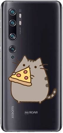 Etui ROAR JELLY koteł z pizzą na Xiaomi Mi NOTE 10 / Mi NOTE 10 PRO