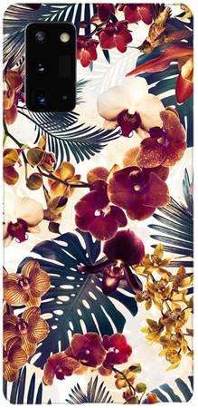 Etui ROAR JELLY tropikalne kwiaty na Samsung Galaxy Note 20