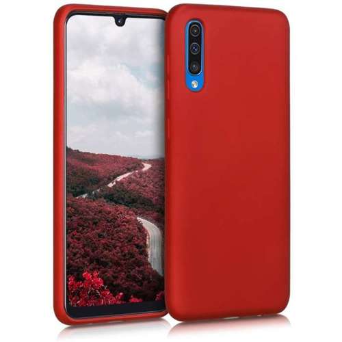 Etui SAMSUNG GALAXY A40 Silicone case elastyczne silikonowe czerwone