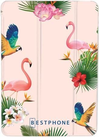 Etui SMARTCASE TPU tropikalne flamingi na Apple iPad Air