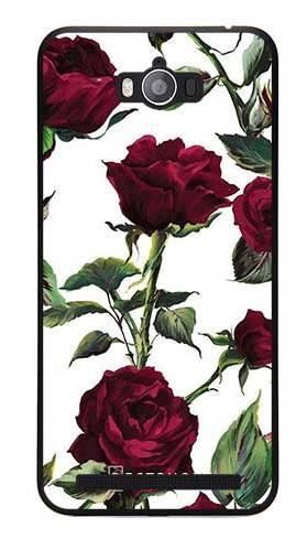 Etui czerwone róże na Asus Zenfone Max