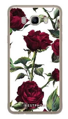 Etui czerwone róże na Samsung Galaxy J5 2016