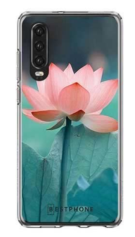 Etui kwiat pudrowy na Huawei P30