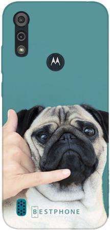 Etui mops call me na Motorola MOTO E6s 2020