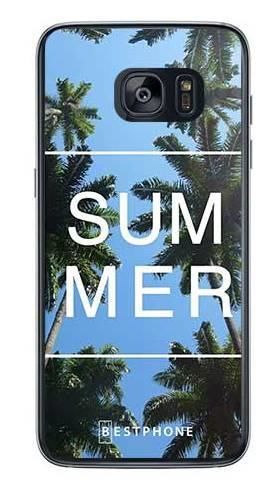 Etui palmy summer na Samsung Galaxy S7 Edge