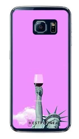 Etui posąg z winem na Samsung Galaxy S6