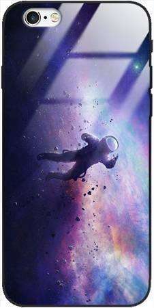 Etui szklane GLASS CASE kosmonauta w kososie Apple iPhone 6 PLUS / iPhone 6S PLUS 