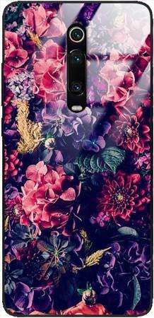 Etui szklane GLASS CASE kwiatowa kompozycja Xiaomi Mi9T / Mi9T Pro 