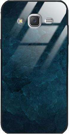 Etui szklane GLASS CASE marmur turkus kamień Samsung GALAXY J5 2016 