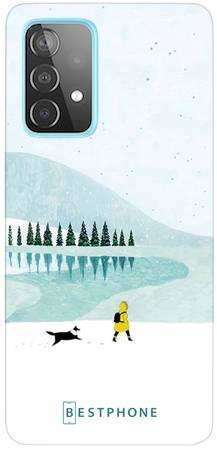 Etui zimowy spacer na Samsung Galaxy A52 5G