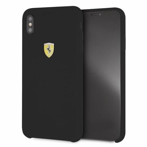 Ferrari Hardcase FESSIHCI65BK iPhone Xs Max czarny/black Silicone