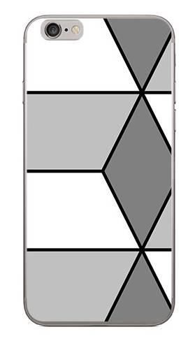 Foto Case Apple iPhone 6 szare geometryczne wzory