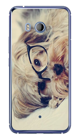 Foto Case HTC U11 pies w okularach