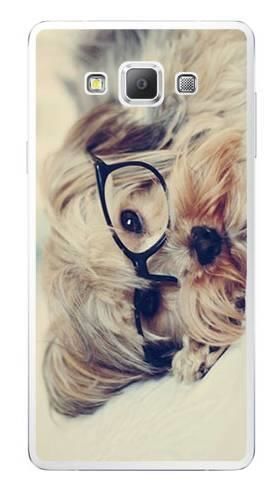 Foto Case Samsung GALAXY A7 pies w okularach