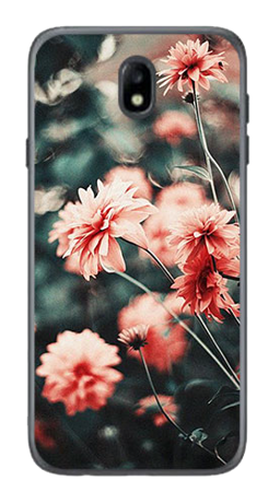Foto Case Samsung GALAXY J5 (2017) J530 pomarańczowe kwiaty