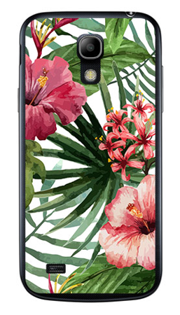 Foto Case Samsung GALAXY S4 MINI i9190 kwiaty tropikalne