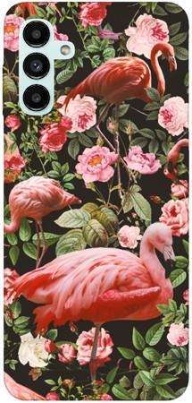 Foto Case Samsung Galaxy A13 5G / Galaxy A04s tropikalne flamingi
