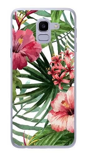 Foto Case Samsung Galaxy J6 2018 kwiaty tropikalne