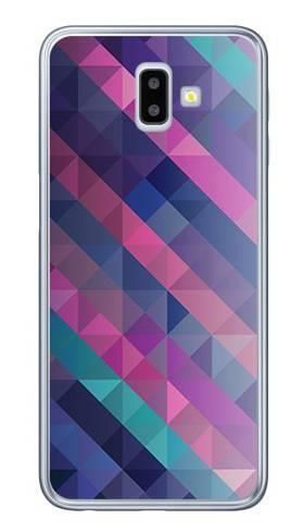 Foto Case Samsung Galaxy J6 Plus fioletowa geometria