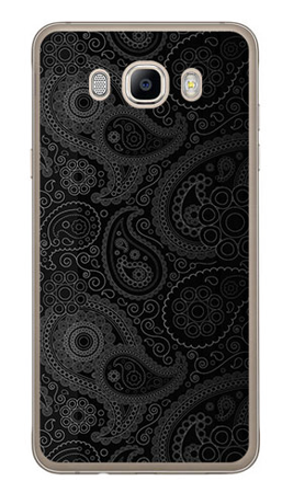 Foto Case Samsung Galaxy J7 (2016) czarne wzory boho