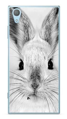 Foto Case Sony Xperia Xa1 Plus Czarno-biały zając
