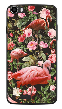 Foto Case Wiko LENNY tropikalne flamingi