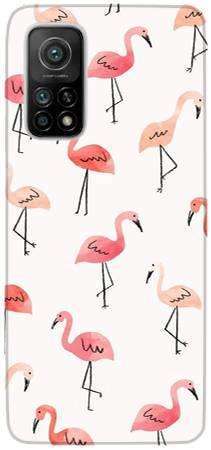 Foto Case Xiaomi Mi10T / Mi10T PRO różowe flamingi